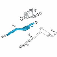 OEM BMW 540i Exchange Scr Catalytic Converter Diagram - 18-30-8-588-098