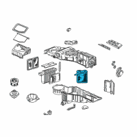 OEM Chevrolet Silverado 2500 HD Classic Heater Core Diagram - 19258989