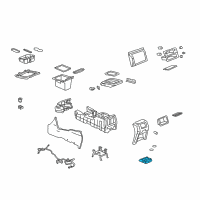 OEM Chevrolet Tahoe Holder Asm, Front Floor Cup *Neutral Diagram - 88986674