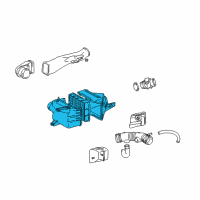 OEM Toyota 4Runner Cleaner Assy, Air Diagram - 17700-62050