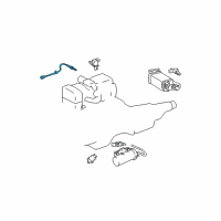 OEM Lexus SC300 Sensor, Oxygen Diagram - 89465-30470