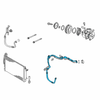 OEM 2012 Kia Forte Koup Suction Pipe Diagram - 977641M101