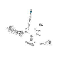 OEM 2003 Ford Focus Lower Insulator Diagram - YS4Z-18A161-DAA