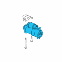 OEM 2002 Cadillac Escalade Starter Diagram - 10465561
