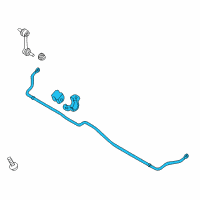 OEM Kia Borrego BAR ASSY-RR STABILIZ Diagram - 555102J100SJ
