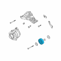 OEM 2014 Infiniti QX80 Pulley-Idler Diagram - 11927-7S000