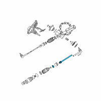 OEM 2002 Chevrolet Silverado 2500 Rod Kit, Rear Wheel Steering Linkage Inner Tie Diagram - 26091588