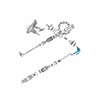 OEM Cadillac Escalade EXT Rod Kit, Rear Wheel Steering Linkage Outer Tie Diagram - 26091587
