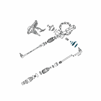 OEM Cadillac Sensor Kit, Rear Wheel Steering Position Diagram - 26091590