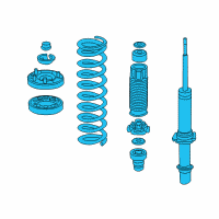 OEM 2006 Acura RL Shock Absorber Assembly, Right Front Diagram - 51601-SJA-305