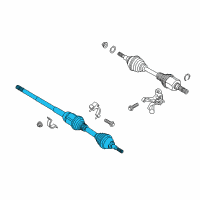 OEM 2019 Ford Fusion Axle Assembly Diagram - HG9Z-3B436-B