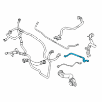 OEM 2022 BMW X3 COOLANT HOSE, BLEED FITTING Diagram - 11-53-8-054-884