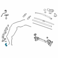 OEM Honda CR-V Pump Set, Washer Diagram - 76846-T0A-013