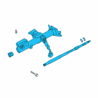 OEM 2004 Toyota Echo Tube Assembly Diagram - 45250-52010