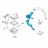 OEM 2016 Ford F-150 Inlet Tube Diagram - FL3Z-9C623-C