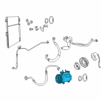OEM 2020 Jeep Grand Cherokee COMPRESOR-Air Conditioning Diagram - 68251534AE