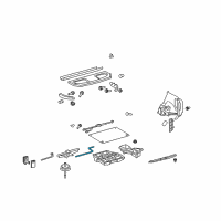 OEM 2014 Toyota Yaris Handle Diagram - 09113-20050