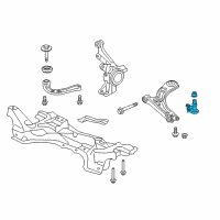 OEM 2007 Acura RDX Joint, Front Ball (Lower) Diagram - 51220-STK-A01