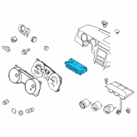 OEM Ford Mustang Dash Control Unit Diagram - CR3Z-19980-C