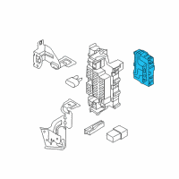 OEM 2014 Nissan Cube Body Control Module Assembly Diagram - 284B1-1FN4C