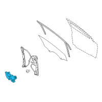 OEM 2017 Ford Focus Window Motor Diagram - 6CPZ-9923394-E