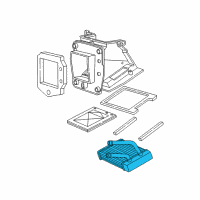 OEM 1996 Ford E-150 Econoline Club Wagon Heater Core Diagram - H2MZ-18476-F