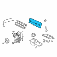 OEM 2008 Dodge Challenger Gasket-Cylinder Head Cover Diagram - 5114179AB