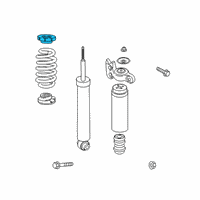 OEM 2020 GMC Acadia Upper Spring Insulator Diagram - 23369638