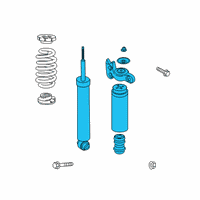 OEM Chevrolet Blazer Shock Diagram - 84749050