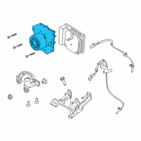 OEM 2018 Ford Fusion ABS Pump Assembly Diagram - KG9Z-2C215-C