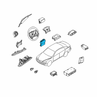 OEM BMW 760Li Sensor, Driver'S Seat Diagram - 65-77-6-970-901