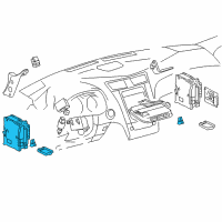 OEM 2007 Lexus GS450h Block, Cowl Side Junction, LH Diagram - 82730-30643