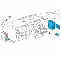 OEM Lexus GS450h Block, Cowl Side Junction, RH Diagram - 82730-30C32