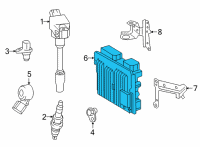 OEM Toyota Corolla Cross ECM Diagram - 89661-0A290