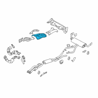 OEM BMW X5 Heat Insulation, Tunnel Diagram - 51-48-7-172-076