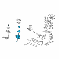 OEM Cadillac CTS Shifter Diagram - 25824054