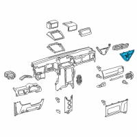 OEM 2014 Scion iQ Vent Panel Diagram - 55413-74010-C0