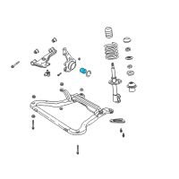 OEM 2000 Saturn LS2 Bearing Asm, Front Wheel Diagram - 19244826