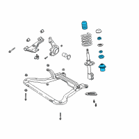 OEM Saturn L300 Mount Kit Diagram - 21018787