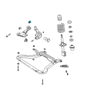 OEM Saturn LS1 Bushing Asm, Front Lower Control Arm Diagram - 22671497