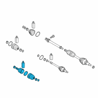 OEM Hyundai Ioniq Joint Kit-Front Axle Differential Side LH Diagram - 49536-G2000