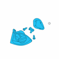 OEM Kia Lamp Assembly-Rear Combination Diagram - 924012G030