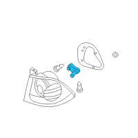 OEM Kia Bulb Holder & Wiring Assembly Diagram - 924512G030