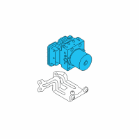 OEM 2013 Kia Sportage Abs Pump Control Module Diagram - 589203W400