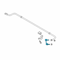 OEM 2015 Lincoln MKZ Stabilizer Link Diagram - DG9Z-5C486-A