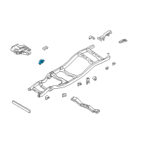 OEM 2001 Nissan Frontier Bracket-Lower Mounting Diagram - 50241-8Z430