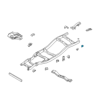 OEM 2004 Nissan Frontier Bracket-Rear Body, 3RD Diagram - 95232-3S630