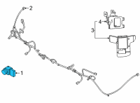 OEM 2021 Hyundai Sonata Ultrasonic Sensor Assembly-P.A.S Diagram - 99310-L1500-NB9