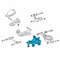 OEM 2020 Lexus UX250h Carrier Sub-Assembly, RR Diagram - 42304-76040