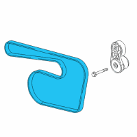 OEM 2019 Chevrolet Spark Serpentine Belt Diagram - 12654488